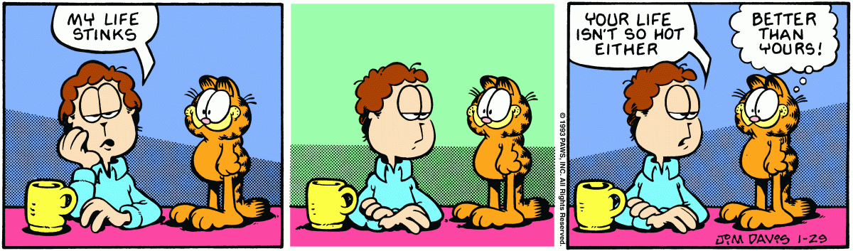 Garfield, January 29, 1993