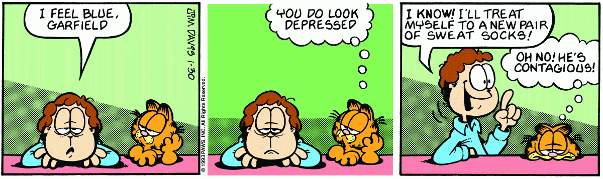 Garfield, January 30, 1993