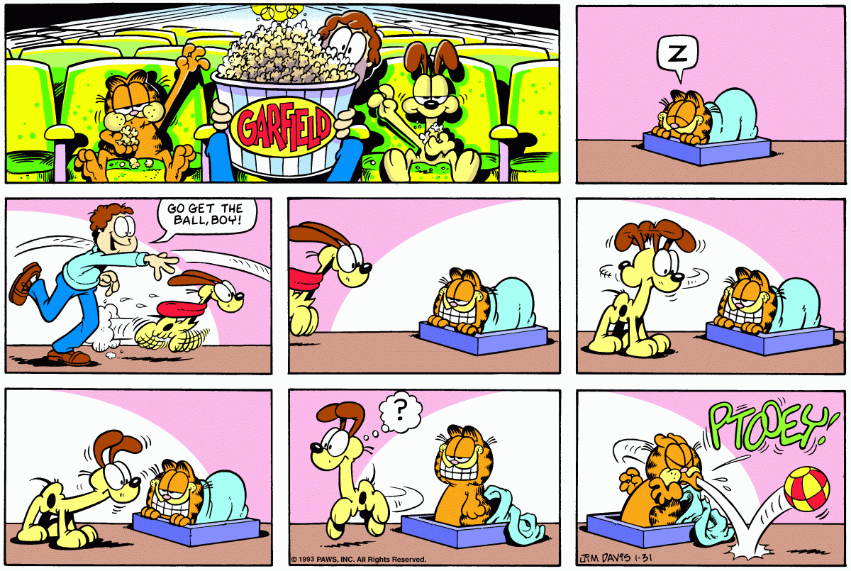 Garfield, January 31, 1993