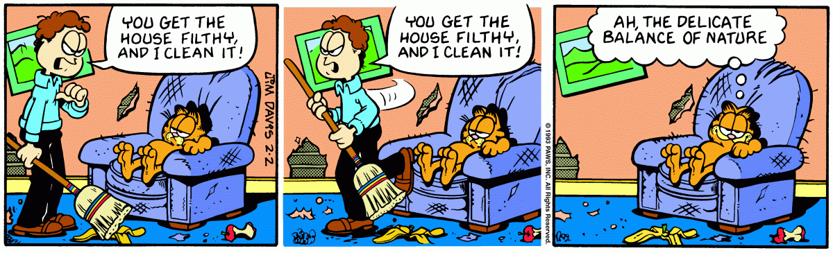 Garfield, February 2, 1993