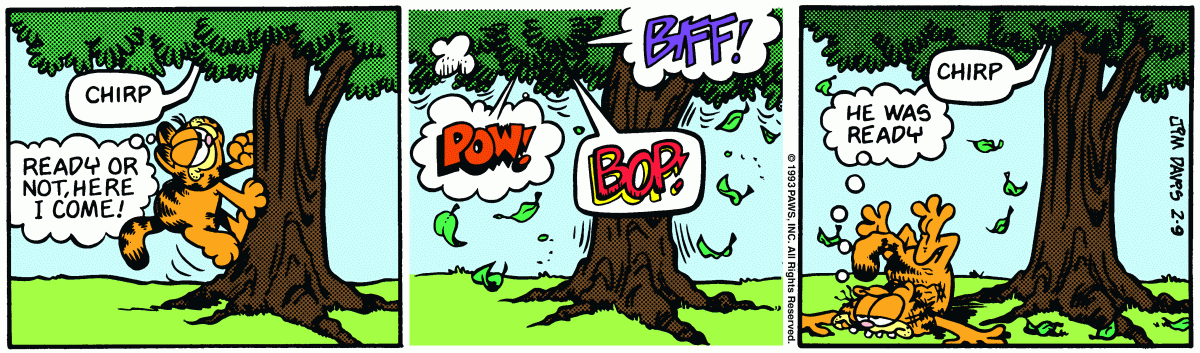 Garfield, February 9, 1993