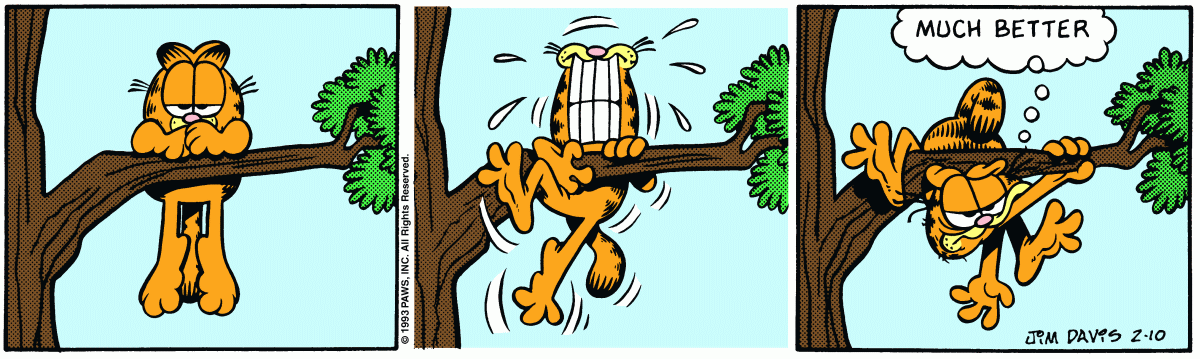 Garfield, February 10, 1993