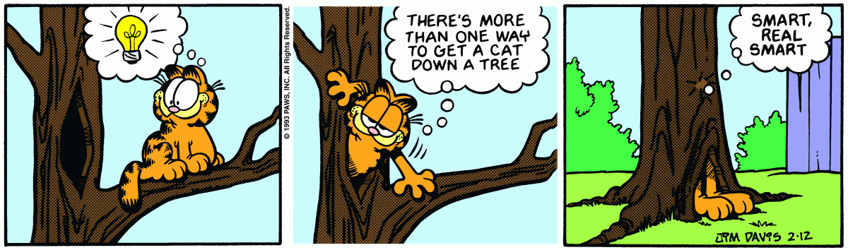 Garfield, February 12, 1993