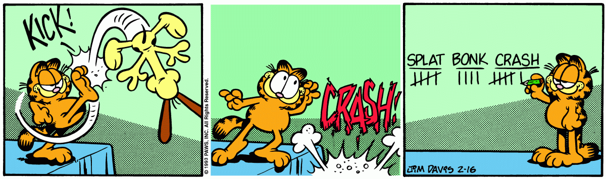 Garfield, February 16, 1993