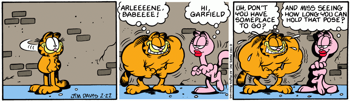 Garfield, February 22, 1993