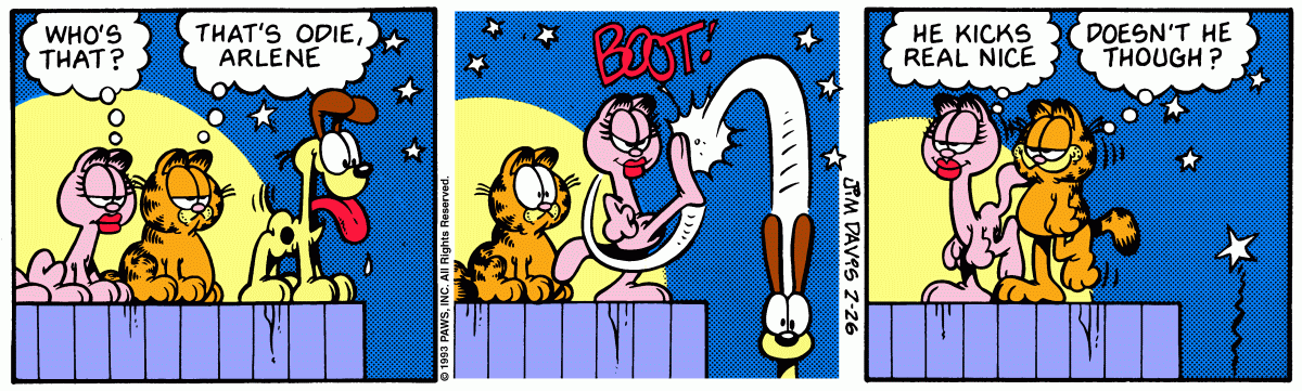 Garfield, February 26, 1993