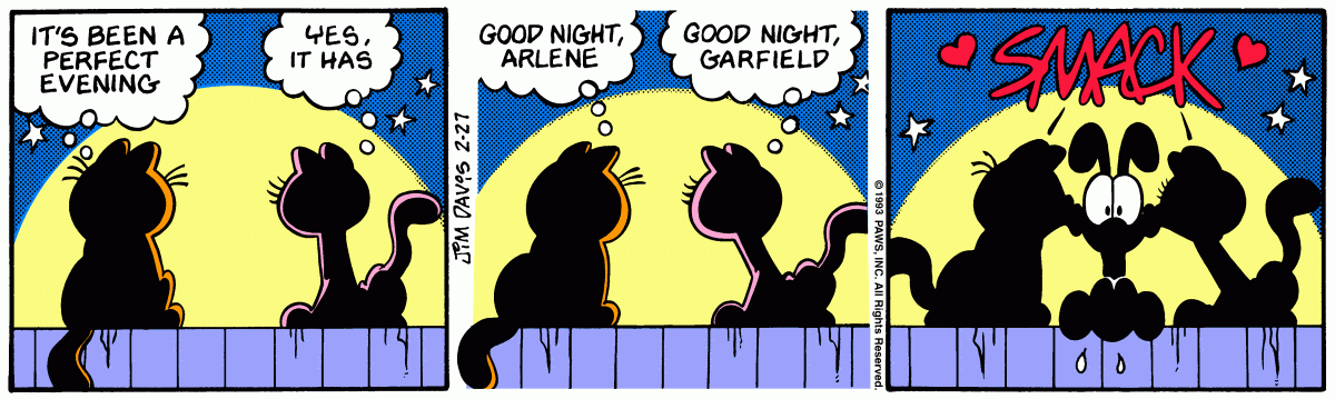 Garfield, February 27, 1993