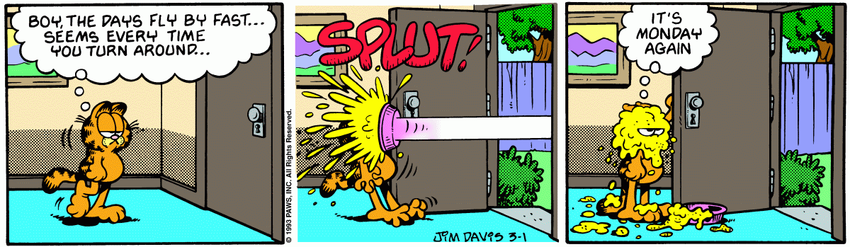 Garfield, March 1, 1993