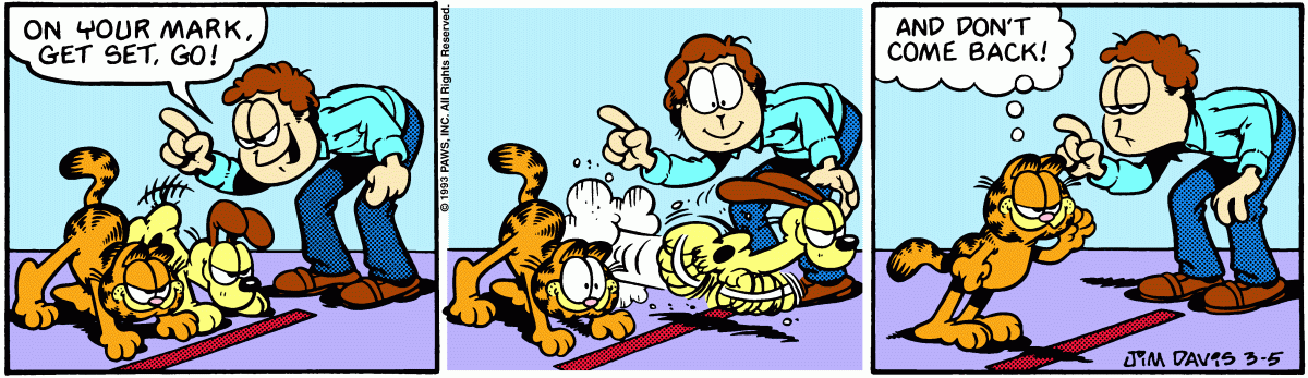 Garfield, March 5, 1993
