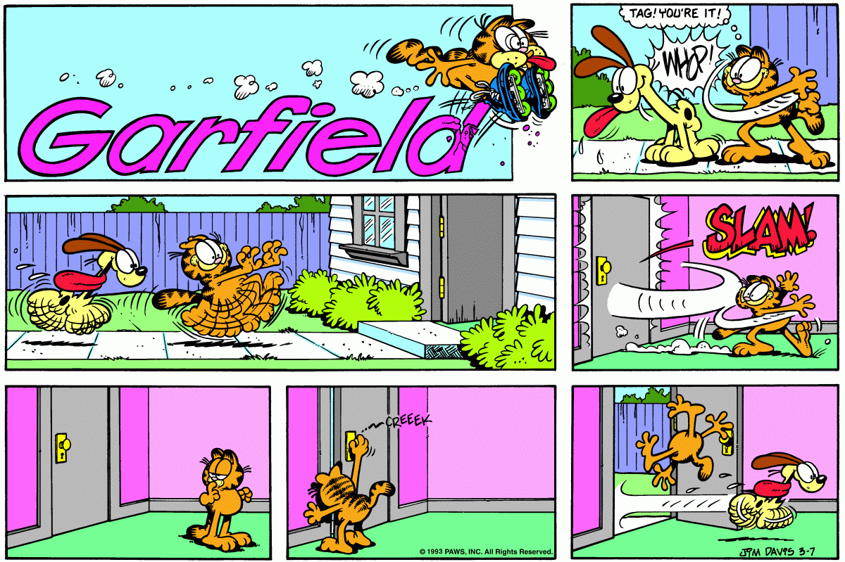 Garfield, March 7, 1993