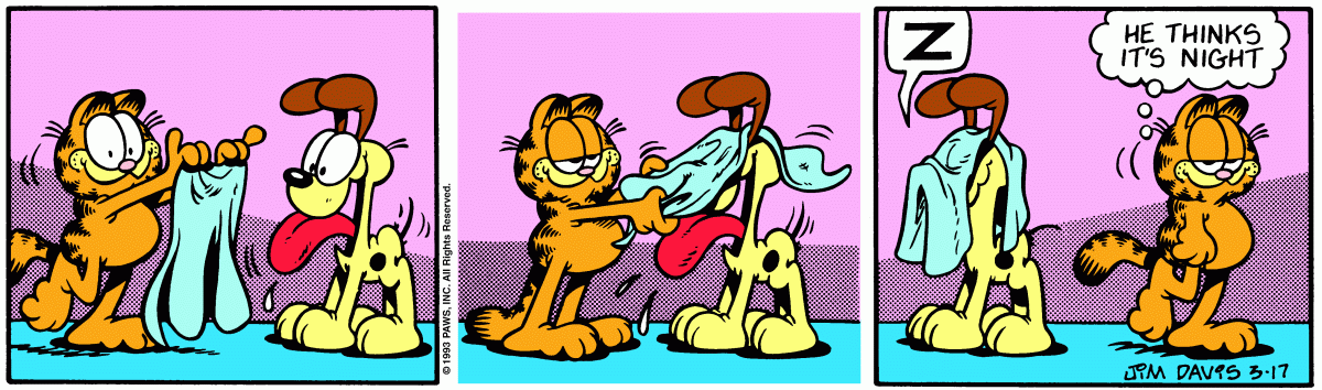 Garfield, March 17, 1993
