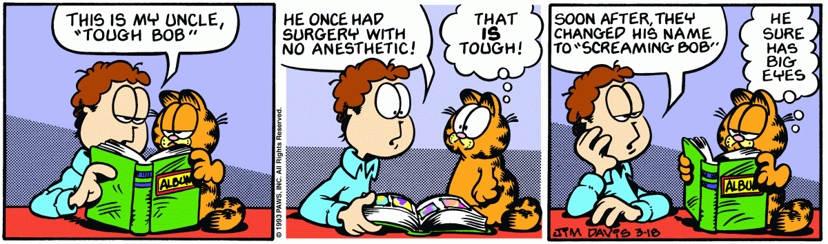 Garfield, March 18, 1993