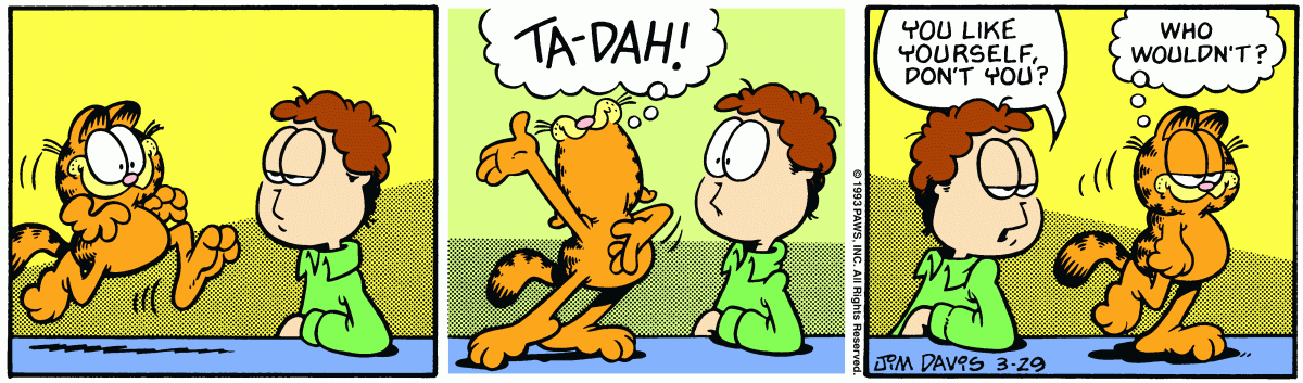 Garfield, March 29, 1993