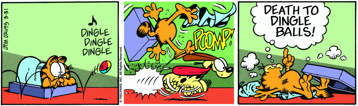 Garfield, March 31, 1993
