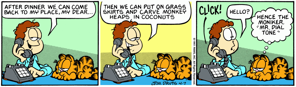 Garfield, April 7, 1993