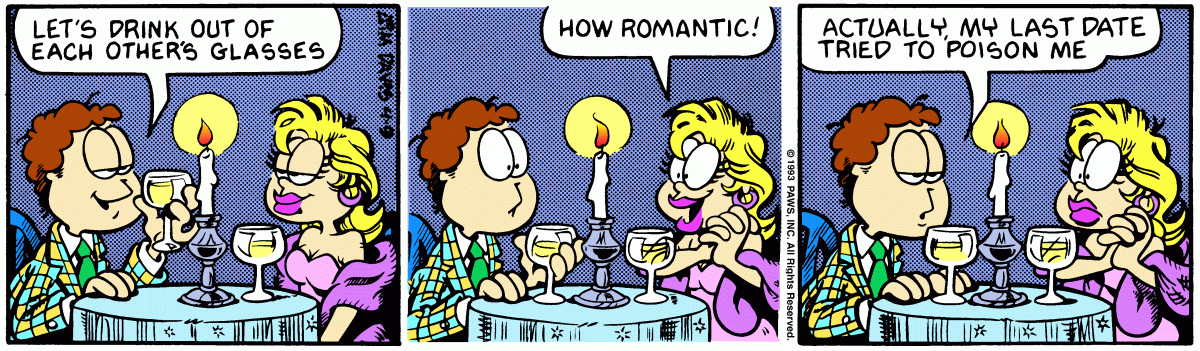 Garfield comic strip for Friday, April 9, 1993