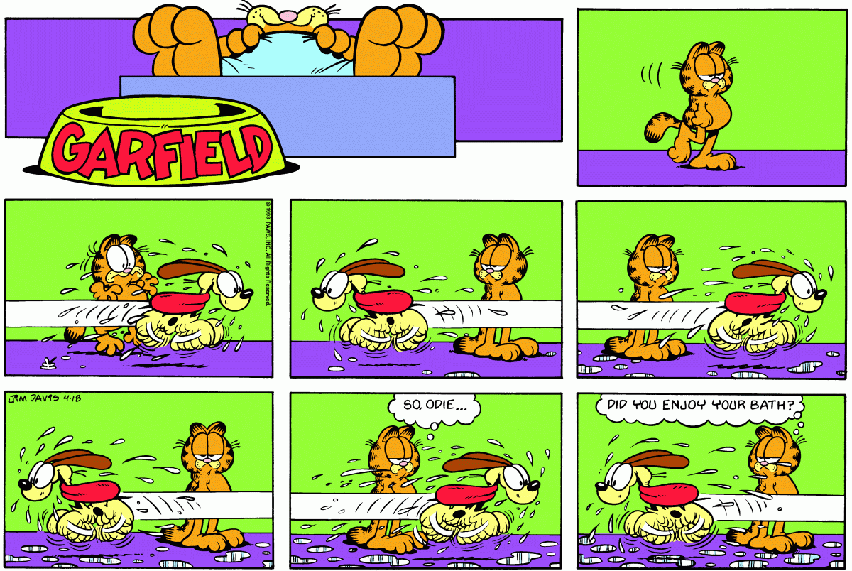 Garfield, April 18, 1993