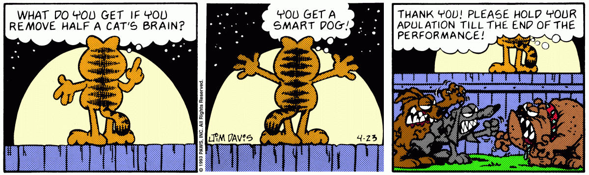 Garfield, April 23, 1993