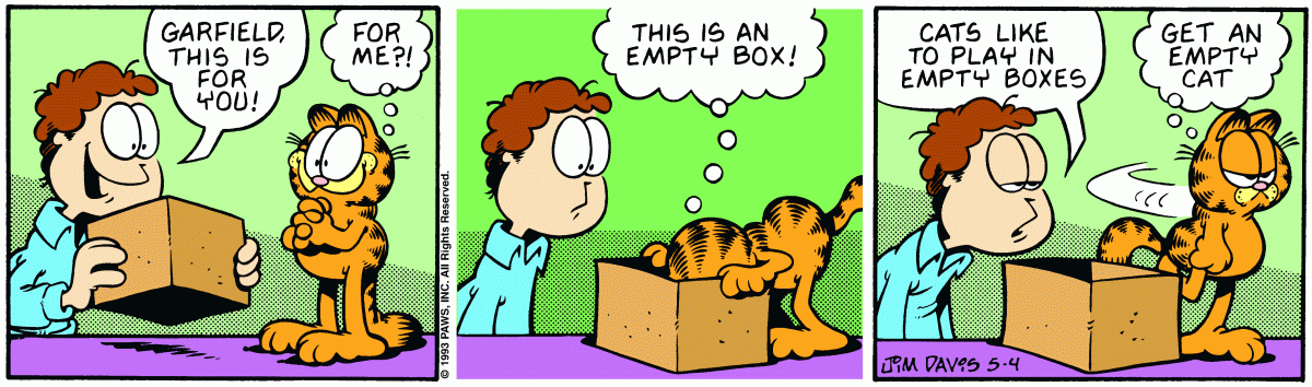 Garfield, May 4, 1993