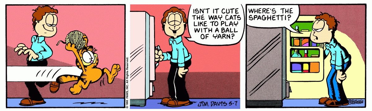 Garfield, May 7, 1993