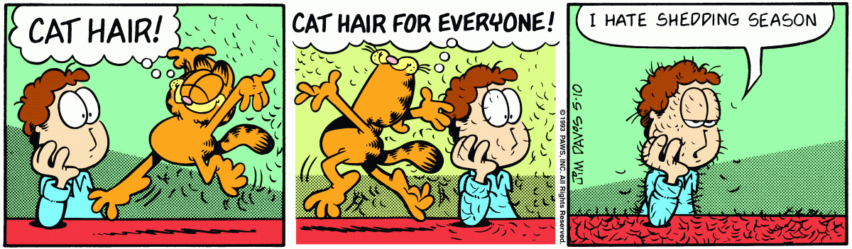 Garfield comic strip for Monday, May 10, 1993