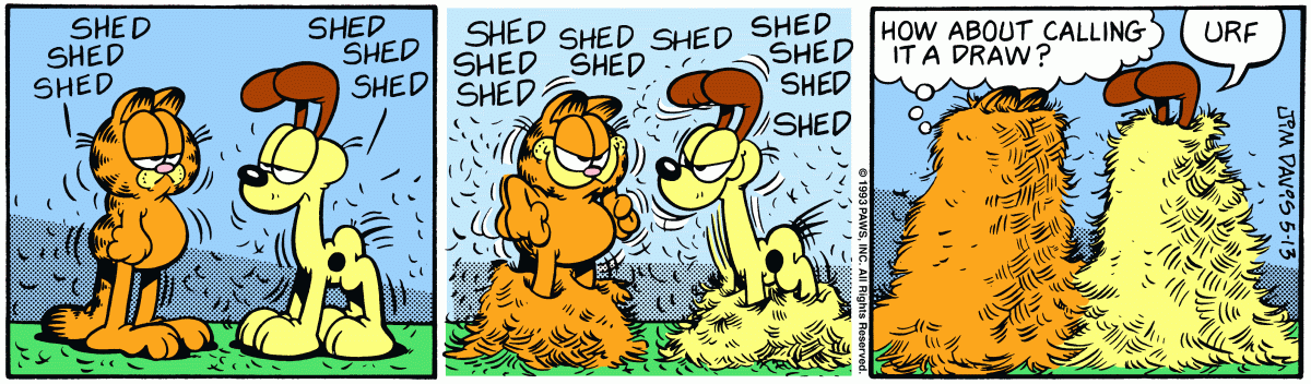 Garfield comic strip for Thursday, May 13, 1993