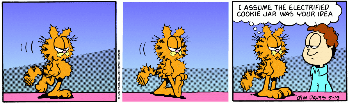 Garfield comic strip for Wednesday, May 19, 1993