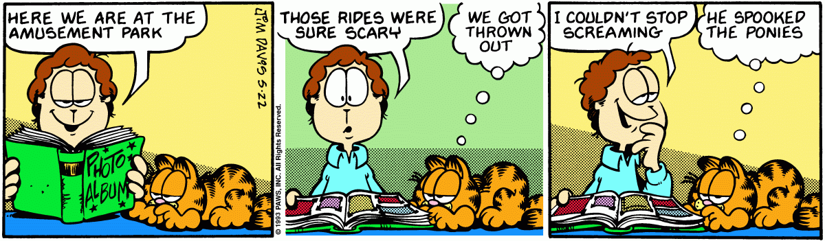 Garfield, May 22, 1993