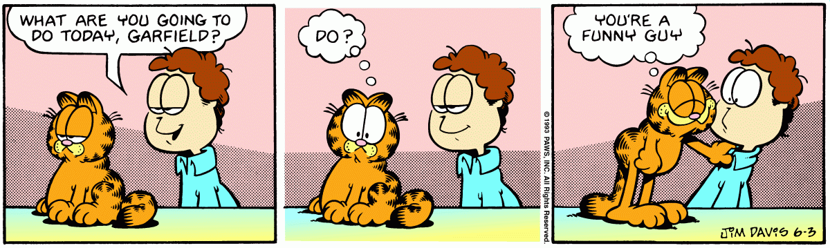 Garfield, June 3, 1993