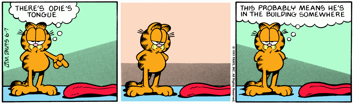 Garfield, June 7, 1993