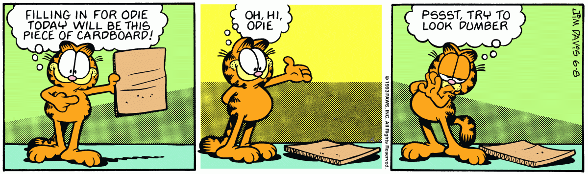 Garfield, June 8, 1993