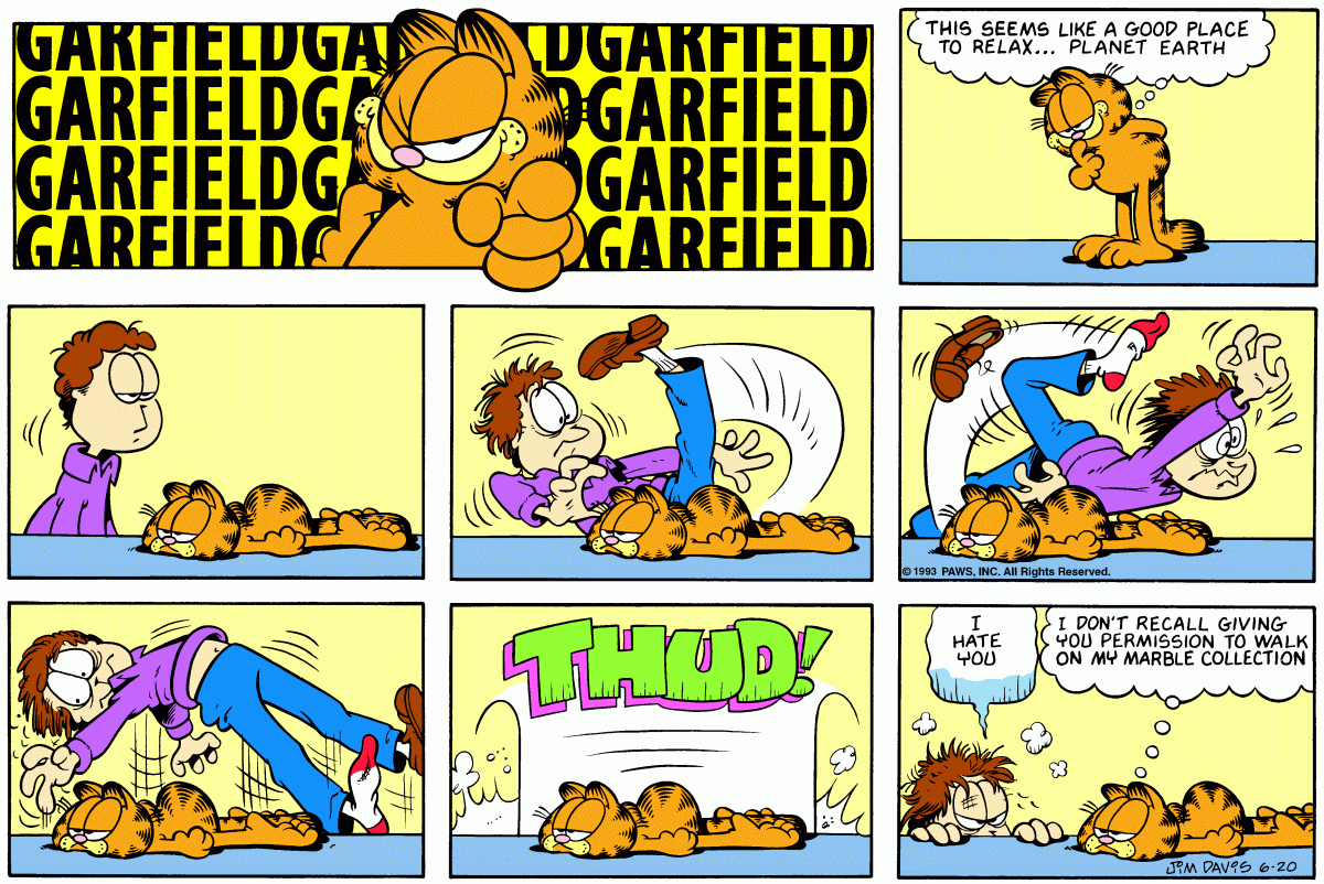 Garfield, June 20, 1993
