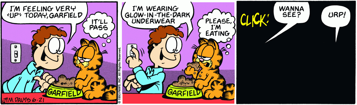 Garfield, June 21, 1993