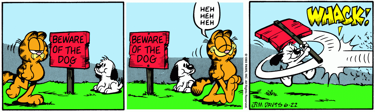 Garfield, June 22, 1993