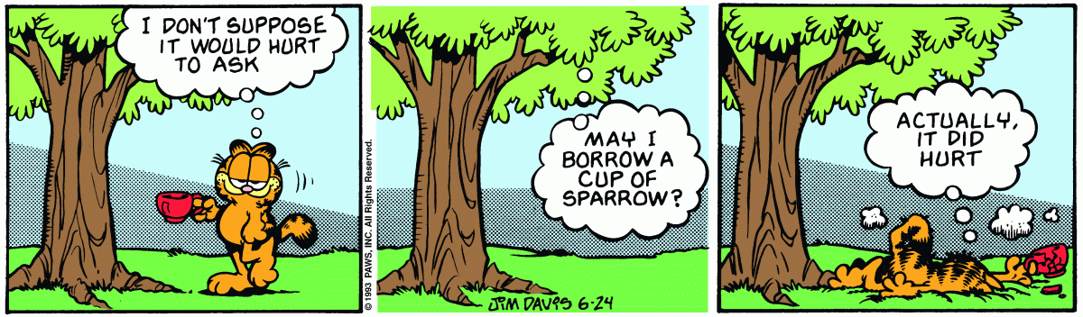 Garfield, June 24, 1993