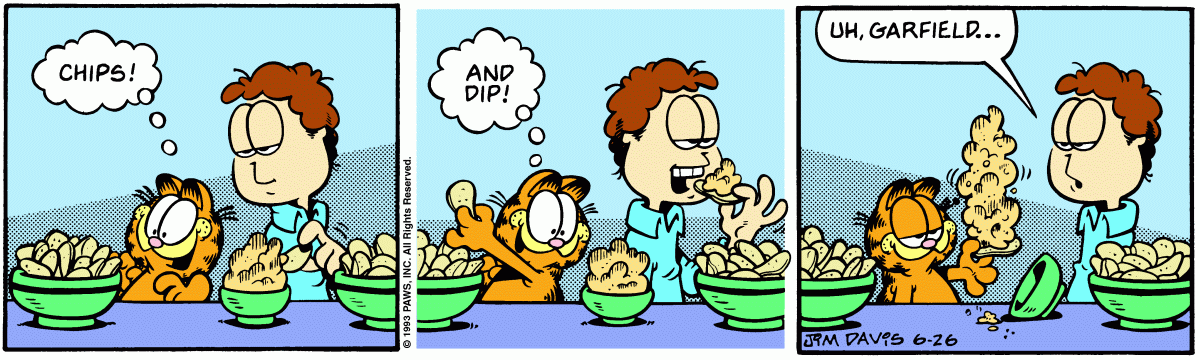 Garfield, June 26, 1993