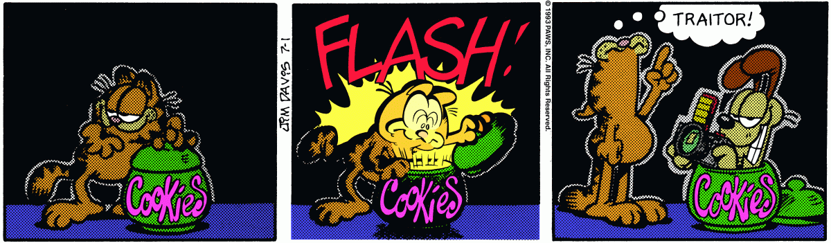 Garfield, July 1, 1993