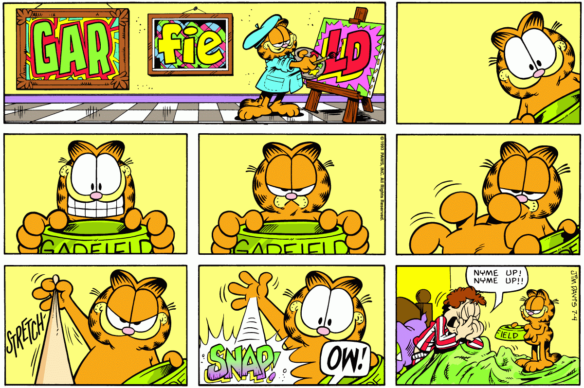 Garfield, July 4, 1993