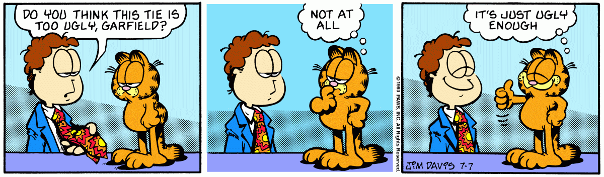 Garfield, July 7, 1993