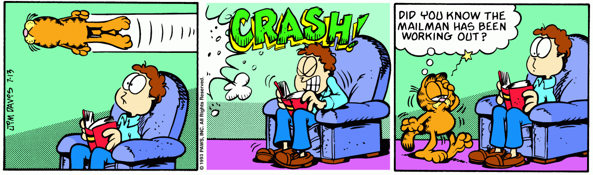 Garfield, July 13, 1993