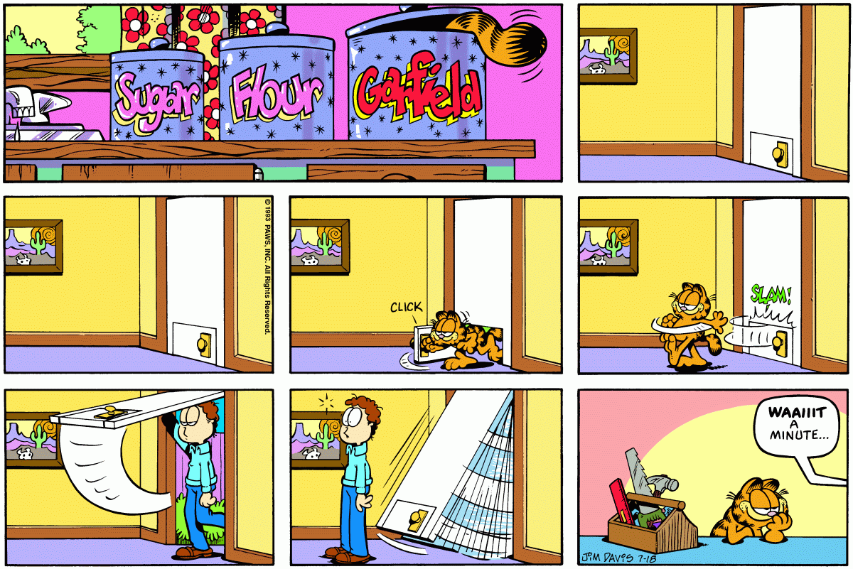 Garfield, July 18, 1993