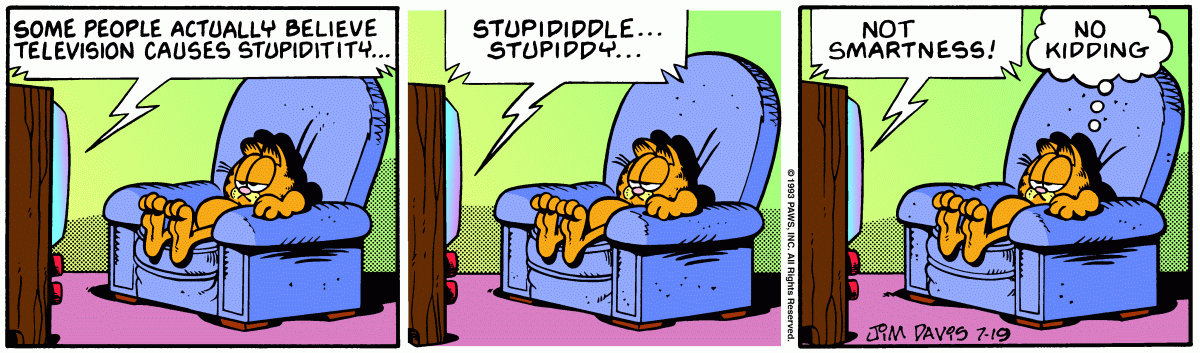 Garfield, July 19, 1993