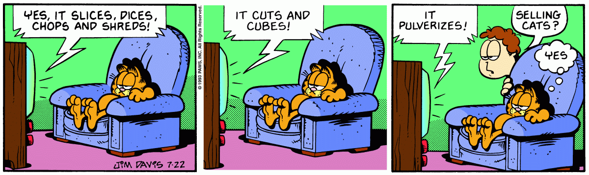 Garfield, July 22, 1993