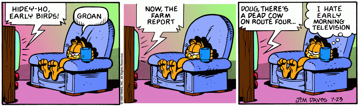Garfield, July 23, 1993