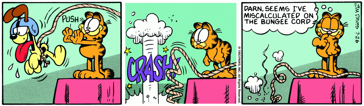 Garfield, July 26, 1993