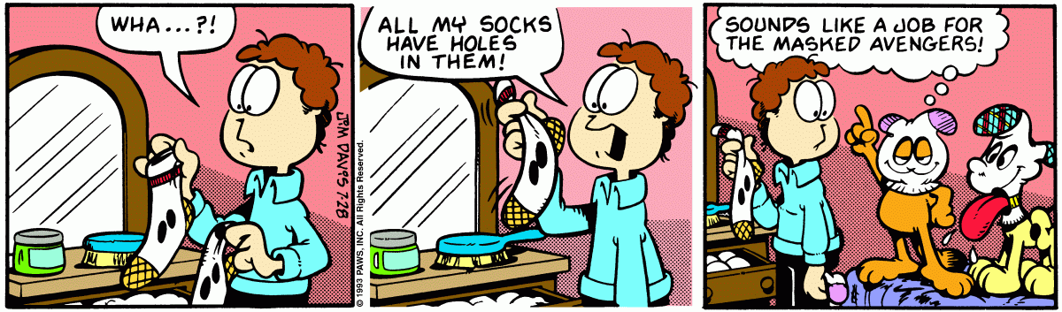 Garfield, July 28, 1993
