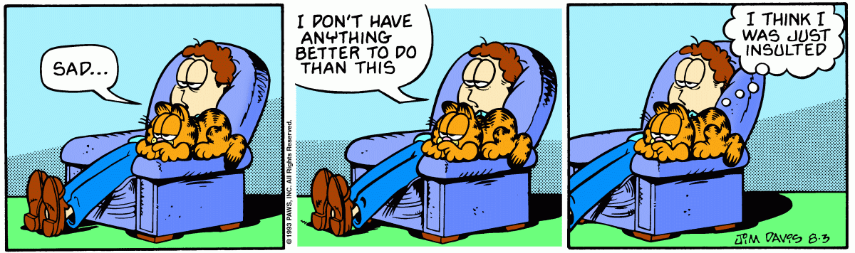 Garfield, August 3, 1993