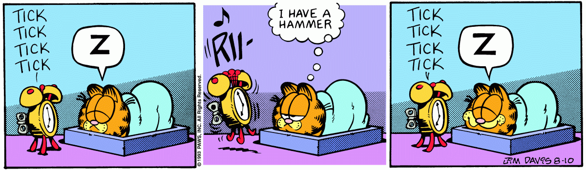 Garfield, August 10, 1993