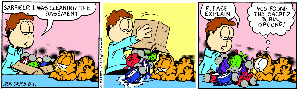 Garfield, August 11, 1993