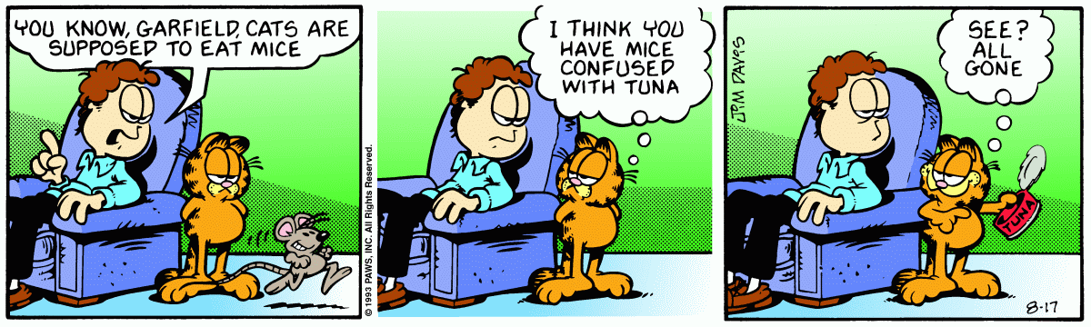 Garfield, August 17, 1993